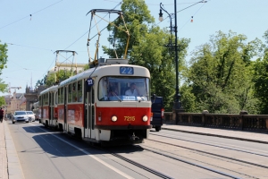 Tramwajem po Pradze