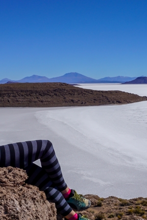 Kemping na Salar de Uyuni